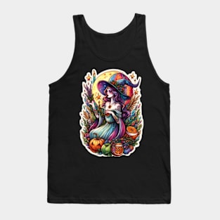 Rainbow Harvest Witch Tank Top